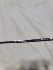 Sunglasses, made in China, has yellow/ amber color lens