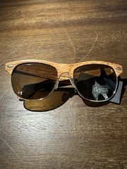 Deb & Dave Fuex Wood Men’s Women’s Sunglasses NEW