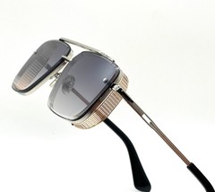 SUNGLASSES MEN DESIGNER STYLE SHIELD FANCY FLAT TOP RETRO MODERN LARGE GOLD 2023