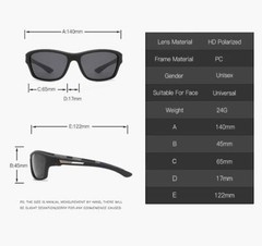 Men’s Polarized Fishing Sunglasses Glasses Chain for Men Women Driving Hiking
