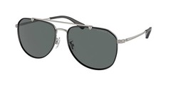 New Coach Man Sunglasses HC7164 936881 Satin Gunmetal/Black/Grey Solid 59mm