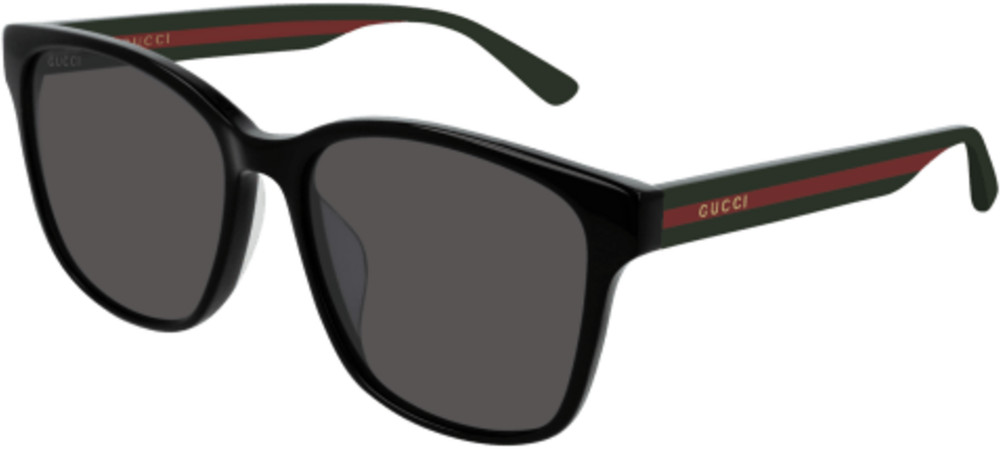 Gucci GG 0417 SK-001 Black / Grey Multicolor 001 Size 56 Sunglasses