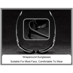 Polarized Sports Sunglasses for Men Women Fishing Driving Wraparound Sun Glasses