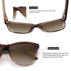 Polarized Sunglasses for Women Men Trendy Classic Retro Designer Style Fashion
