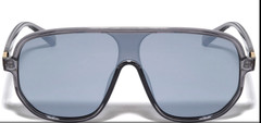 Men Guy Dude Square Sunglasses Shades 100% UV Protection Fashion Flat Black Lens