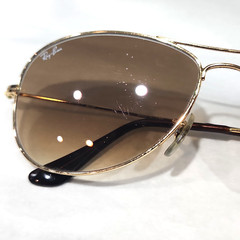 Ray Ban RB3362 Cockpit 001/51 Gold Metal Brown Gradient Sunglasses 59-14 135