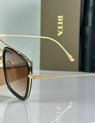 DITA FLIGHT.006 7806 Sunglasses Gold/Brown Gradient 52-22-144mm With Case New
