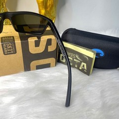 Costa Del Mar Rincon Sunglasses Black Frame Blue Mirror Lens 580P Polarized NEW