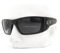 Oakley Fuel Cell Sunglasses Matte Black Gray USA Flag OO9096-2960 with Pouch