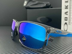 ✅ Oakley Mainlink XL OO9264-4261 Gray Ink w/ Prizm Sapphire Iridium Sunglasses