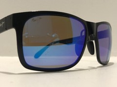 Maui Jim MJ 432-2M RED SANDS Black/Blue Mirror Hawaii Polarized Sunglasses Japan