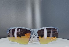 XLOOP 8XHD3365 BLACK GREY Mens Wrap Half Rim Sunglasses Bronze Lens