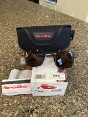 BOLLE Polarized Sunglasses Unisex ‘Greta’ 10407 NEW in box with case $165 Retail