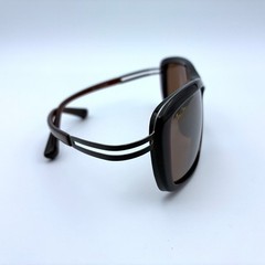 Maui Jim MJ 211-26 KIHEI Sunglasses Brown 57-16-140 Made in Japan