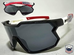 Oversize Sporty Wrap Around Large SUNGLASSES For Men Patriotic American USA Flag