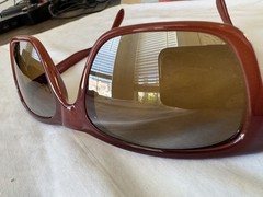 Vuarnet Legend Brown Nylon Frame Double Mirrored Glass Lens Sunglasses VL0006