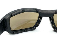 MOTORCYCLE Riding Padded Safety Protective SUN GLASSES Eyewear GOGGLES Blue Lens