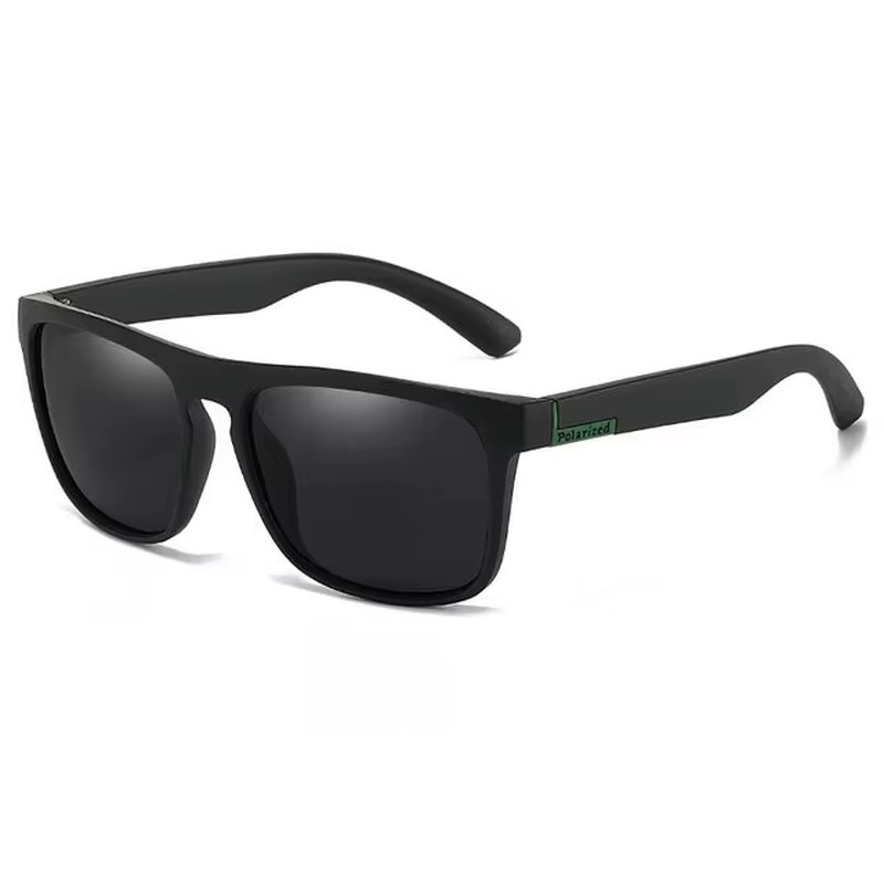 Men Classical Square Polarized Sports Sunglasses Lightweight PC Frame UV