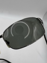 Ray Ban RB 3269 004/58 Gunmetal Grey Polarized Sunglasses Chipped Lenses Italy