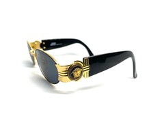 Gianni Versace Mod.S72 Col.16L Gold Vintage Sunglasses Migos Medusa 260611