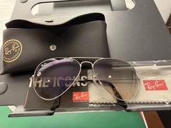 RAY-BAN RB3025 AVIATOR SUNGLASSES LARGE METAL GOLD / GREY GRADIENT 58/14