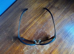 SOLID BLUE TALEX TYPE1 POLARIZED LENS SUNGLASSES