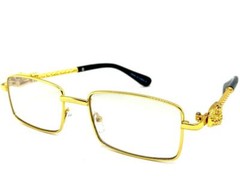 Classy Elegant Sophisticated Modern Hip Hop Rapper SUN GLASSES Gold Metal Frame