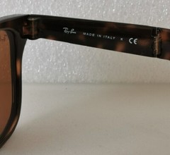 Italy RAY-BAN Mock Tortoise WAYFARER SUNGLASSES folding RB4105 710 54mm