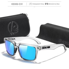 KDEAM Photochromic Polarized Sunglasses Men Women UV400 Sport Eyewear with Case