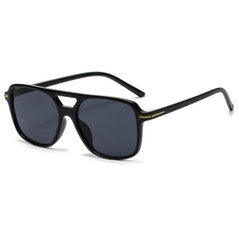 Retro Double Bridge Sunglasses Women Men Classic 70s Square Shades Sun Glasses