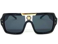 Classic Retro Hardcore Hip Hop Rapper Pimp SUN GLASSES Thick Square Black Frame