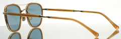 MR. LEIGHT Price S Topaz 12KG White Gold Mens Aviator Sunglasses 49-23-145 B:40