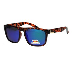 Polarized Lens Sunglasses Unisex Casual Fashion Square Frame Mirrored UV 400