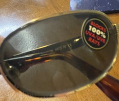 Vintage Gold Sunglasses Air Crew Scorpion TOP QUALITY NOS Made In USA 1990s