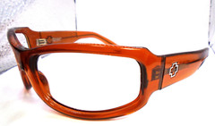 Spy MODE 021c Brown Mens Sunglasses Frames NO LENSES Made in Italy