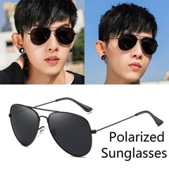 Aviator Sunglasses Premium Military Pilot Ultraviolet Mens Sunglasses