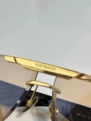 Maybach Style Z1891 Gold Rimless Square Lens Men’s Luxury Sunglasses