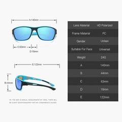 Polarized Sports Sunglasses UV400 Cycling Driving Fishing Running Mirror Glasses