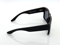 Men’s Polarized Cyrus Sunglasses Matte Black Orange Mirror Polarized Lens 140mm