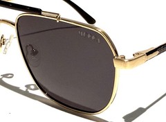 MOCCA Caravan Savanna Sunglasses POLARIZED Black Lens With Gold Frame 55mm