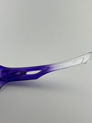 Oakley Eye Patch 2 Purple Clear Fade Frame Black Iridum Lens Oil Rig RARE