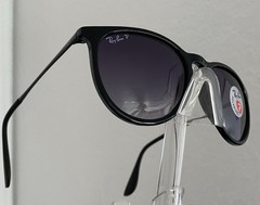 Ray-Ban RB4171 622/T3 Erika Polarized Gradient Lens Rubber Matte Black 54mm