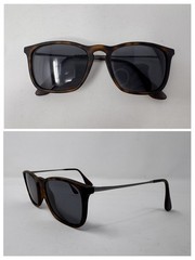 Ray-Ban RB4187 Chris Sunglass Frames Only 54-18 Black 856/13