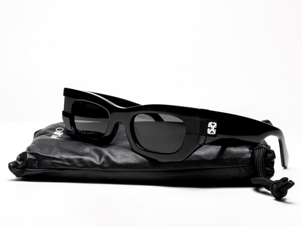 Off-White Belleville OERI147 Eyeglasses Black 1007 Authentic 50mm