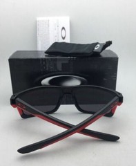 New OAKLEY Sunglasses MAINLINK OO9264-12 Matte Black & Red Frame w/Black Iridium