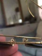 1980’s 58[]16mm VINTAGE B&L RAY-BAN GEP G15 CRYSTAL CARAVAN AVIATOR SUNGLASSES