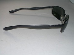 RAY-BAN ITALY RB3254 61[]16 G15 CRYSTAL SLEEK SPORT BLACK METAL WRAPS SUNGLASSES