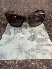 *NWT* MAUI JIM SOUTHERN CROSS Matte Tortoise & HCL Bronze Sunglasses ~ H815-10MR