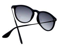 Ray-Ban RB4171 Erika Grey Gradient Lens Matte Black Frame 54mm