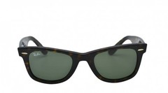 Ray-Ban RB2140 902 Original Wayfarer Polished Tortoise G-15 Sunglasses 50-22